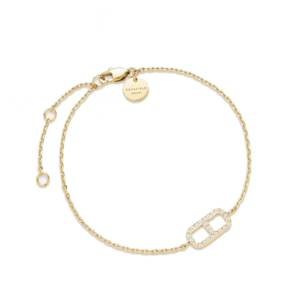 ROSEFIELD Fine Octagon Bracelet Βραχιόλι Xρυσό Ανοξείδωτο Ατσάλι JBOCG-J1184