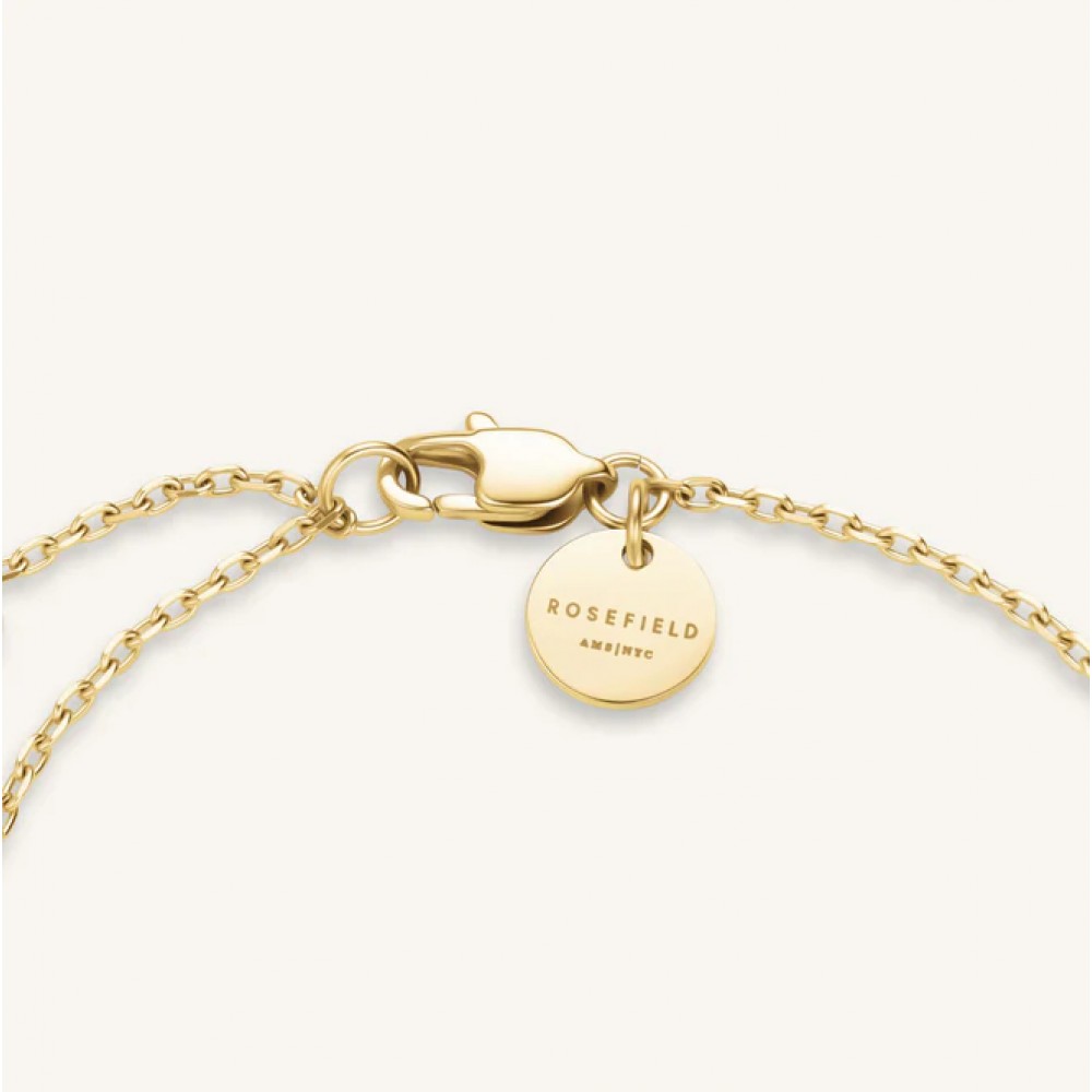 ROSEFIELD Fine Octagon Bracelet Βραχιόλι Xρυσό Ανοξείδωτο Ατσάλι JBOCG-J1184