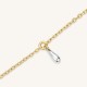 ROSEFIELD Duotone Drop Necklace Κολιέ Δίχρωμο Ανοξείδωτο Ατσάλι JNDDD-J1220