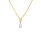 ROSEFIELD Duotone Drop Necklace Κολιέ Δίχρωμο Ανοξείδωτο Ατσάλι JNDDD-J1220
