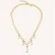 ROSEFIELD Multi Drop Necklace Κολιέ Χρυσό Ανοξείδωτο Ατσάλι JNDMD-J1221