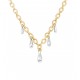 ROSEFIELD Multi Drop Necklace Κολιέ Χρυσό Ανοξείδωτο Ατσάλι JNDMD-J1221