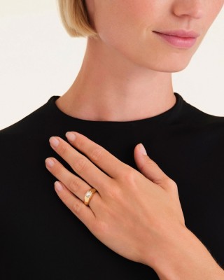 ROSEFIELD Gold Ring Δαχτυλίδι Ανοξείδωτο Ατσάλι JROZ54G-J936