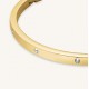 ROSEFIELD Crystal Bangle Βραχιόλι χειροπέδα Χρυσό Ανοξείδωτο Ατσάλι JBCBG-J1039