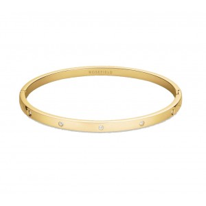 ROSEFIELD Crystal Bangle Βραχιόλι χειροπέδα Χρυσό Ανοξείδωτο Ατσάλι JBCBG-J1039