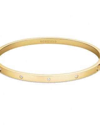ROSEFIELD Crystal Bangle Βραχιόλι χειροπέδα Χρυσό Ανοξείδωτο Ατσάλι JBCBG-J1039