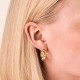 ROSEFIELD Crystal Star Hoops Σκουλαρίκια Κρίκοι Χρυσό Ανοξείδωτο Ατσάλι JECHS-J1383 ROSEFIELD Crystal Star Hoops Σκουλαρίκια Κρίκοι Χρυσό Ανοξείδωτο Ατσάλι JECHS-J1383