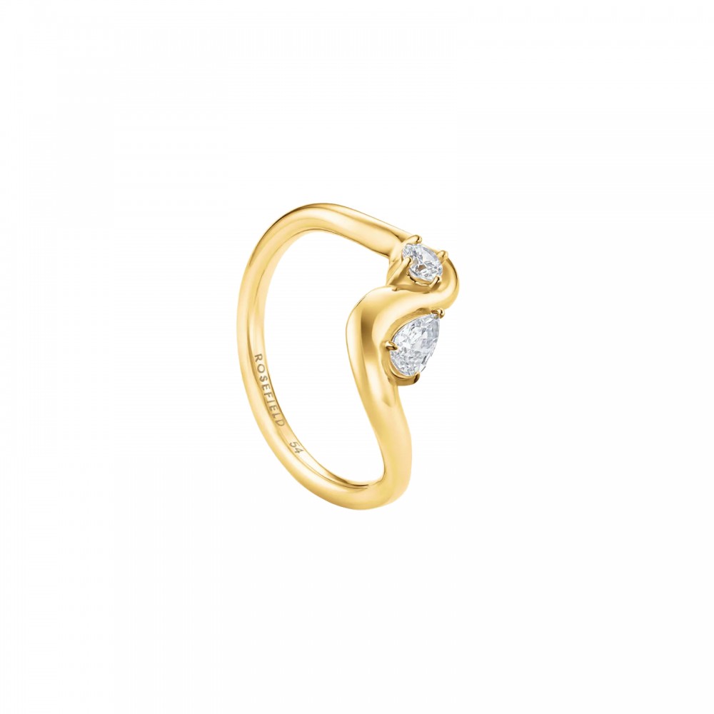 ROSEFIELD Mixed Crystals Ring Δαχτυλίδι Ανοξείδωτο Ατσάλι JRMW54G-J1309
