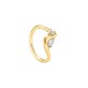ROSEFIELD Mixed Crystals Ring Δαχτυλίδι Ανοξείδωτο Ατσάλι JRMW54G-J1309