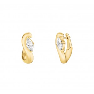 ROSEFIELD Marquise Wave Hoops JEMWG-J1299