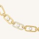ROSEFIELD Pearl Crystals Βραχιόλι Πέρλες Χρυσό Ανοξείδωτο Ατσάλι JBPLG-J1296