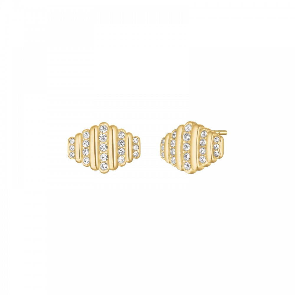 ROSEFIELD Striped Studs Σκουλαρίκια Χρυσό Ανοξείδωτο Ατσάλι JESSG-J1282