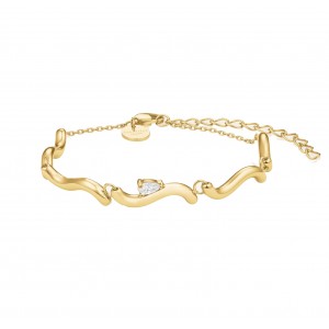 ROSEFIELD Drop Wave Bracelet Βραχιόλι Χρυσό Ανοξείδωτο Ατσάλι JBDWG-J1305