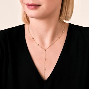 ROSEFIELD Crystal Star Necklace Κολιέ Χρυσό Ανοξείδωτο Ατσάλι JNDLG-J1357 ROSEFIELD Crystal Star Necklace Κολιέ Χρυσό Ανοξείδωτο Ατσάλι JNDLG-J1357
