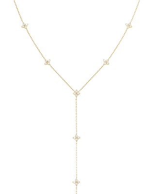 ROSEFIELD Crystal Star Necklace Κολιέ Χρυσό Ανοξείδωτο Ατσάλι JNDLG-J1357