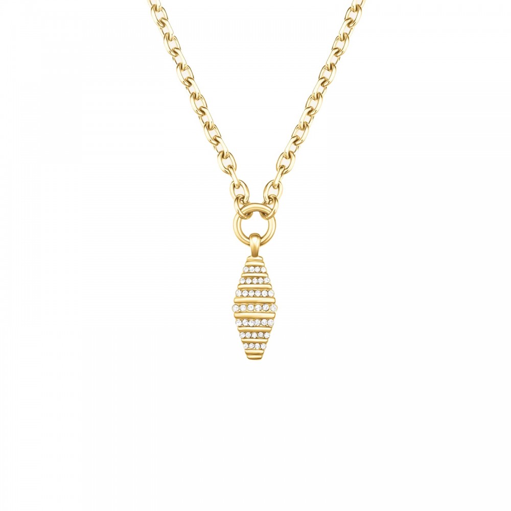 ROSEFIELD Striped Pendant Necklace Κολιέ Χρυσό Ανοξείδωτο Ατσάλι JNSBG-J1285