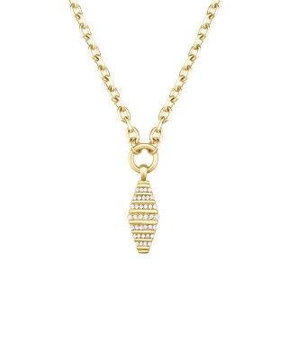 ROSEFIELD Striped Pendant Necklace Κολιέ Χρυσό Ανοξείδωτο Ατσάλι JNSBG-J1285