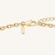 ROSEFIELD Striped Pendant Necklace Κολιέ Χρυσό Ανοξείδωτο Ατσάλι JNSBG-J1285