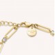 ROSEFIELD Round Stones Bracelet Βραχιόλι Χρυσό Ανοξείδωτο Ατσάλι JBRCG-J1024