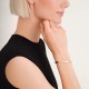 ROSEFIELD Lines Crystals Bangle Βραχιόλι χειροπέδα Χρυσό Ανοξείδωτο Ατσάλι JBLCG-J1043