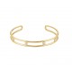 ROSEFIELD Crystal Bangle Βραχιόλι χειροπέδα Χρυσό Ανοξείδωτο Ατσάλι JB4CG-J1174