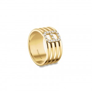 ROSEFIELD Fine Octagon Ring Δαχτυλίδι Ανοξείδωτο Ατσάλι JROS56G-J1247