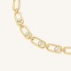 ROSEFIELD Pearl Link Necklace Κολιέ Χρυσό Ανοξείδωτο Ατσάλι Πέρλες JNPLG-J1294