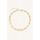 ROSEFIELD Pearl Link Necklace Κολιέ Χρυσό Ανοξείδωτο Ατσάλι Πέρλες JNPLG-J1294