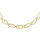 ROSEFIELD Pearl Link Necklace Κολιέ Χρυσό Ανοξείδωτο Ατσάλι Πέρλες JNPLG-J1294