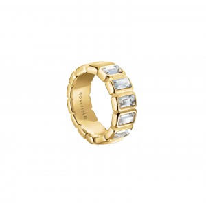 ROSEFIELD Octagon Ring Δαχτυλίδι Ανοξείδωτο Ατσάλι JRIO54G-J1137