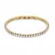 ROSEFIELD Tennis Bracelet Βραχιόλι Ριβιερά Χρυσό Ανοξείδωτο Ατσάλι JBTWG-J1035