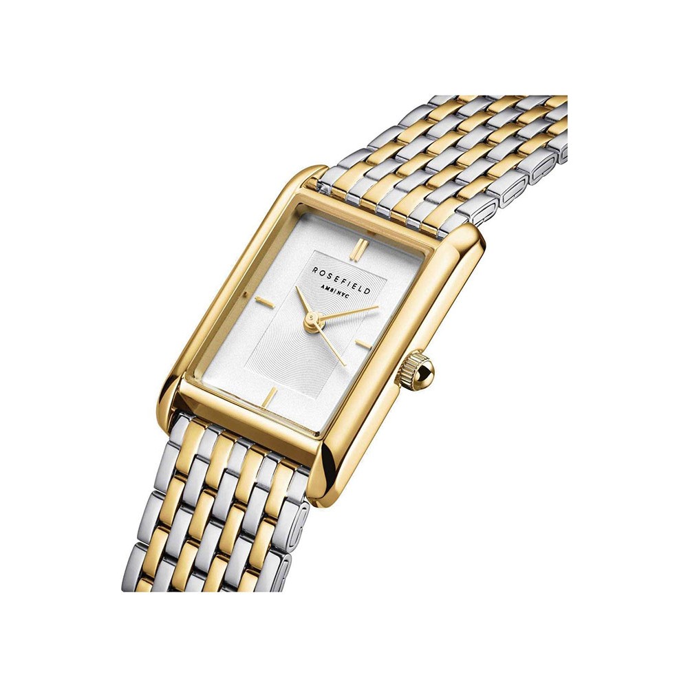 ROSEFIELD Heirloom Duotone Ρολόι Δίχρωμο Ατσάλι Μπρασελέ HWDSG-H03