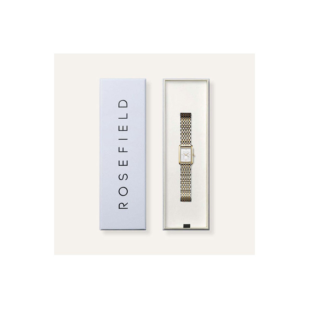 ROSEFIELD Heirloom Duotone Ρολόι Δίχρωμο Ατσάλι Μπρασελέ HWDSG-H03
