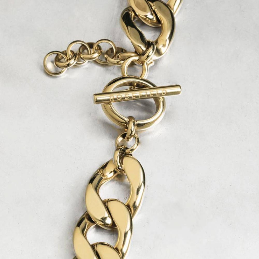 ROSEFIELD Octagon XS Studio Gold Ρολόι Χρυσό Ατσάλι Μπρασελέ SWGSG-055