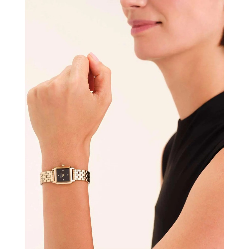 ROSEFIELD Boxelle Crystals Gold Ρολόι Χρυσό Ατσάλι Μπρασελέ BBGSG-B08
