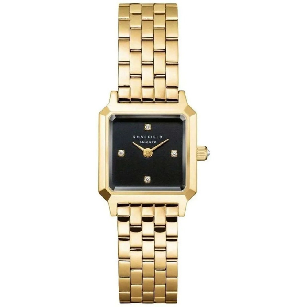 ROSEFIELD Boxelle Crystals Gold Ρολόι Χρυσό Ατσάλι Μπρασελέ BBGSG-B08