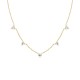 ROSEFIELD Row Hearts Necklace Κολιέ Χρυσό Ανοξείδωτο Ατσάλι JNRHG-J1005