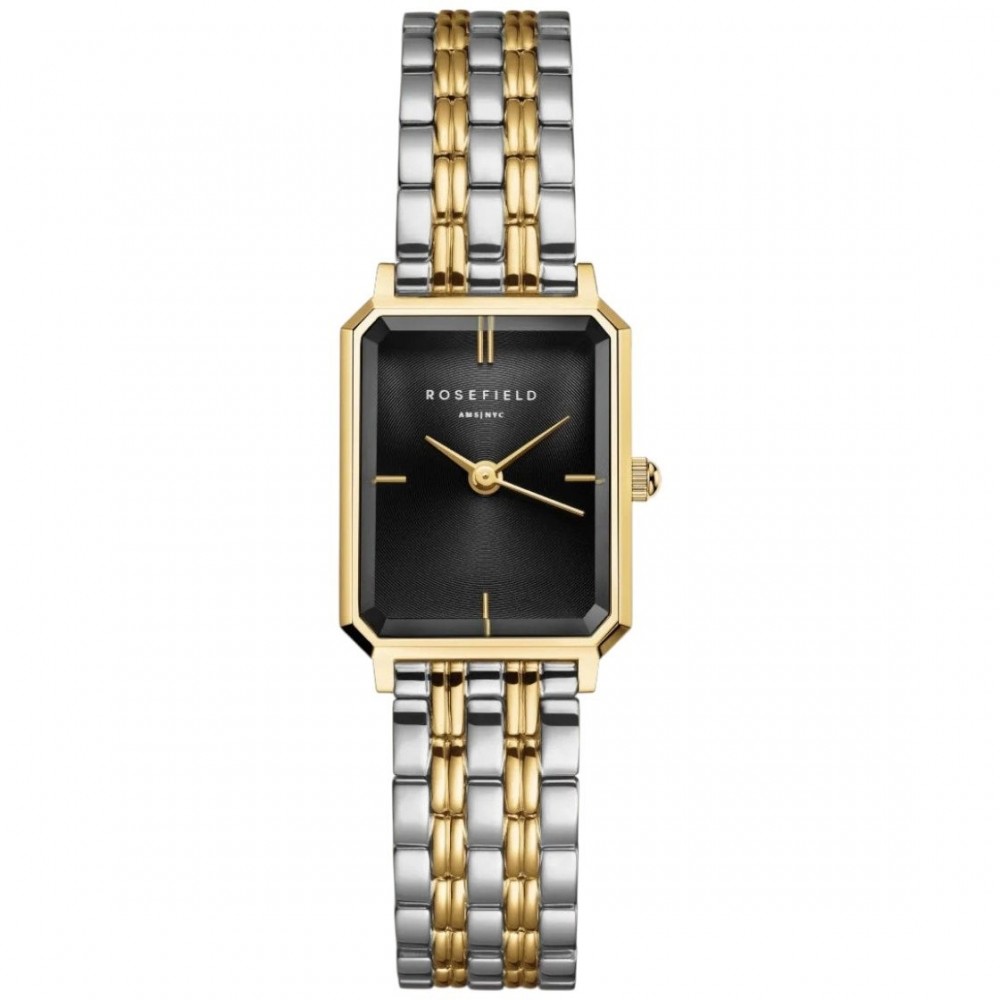 ROSEFIELD Octagon XS Ρολόι Δίχρωμο Ατσάλι Μπρασελέ OBDSG-O88