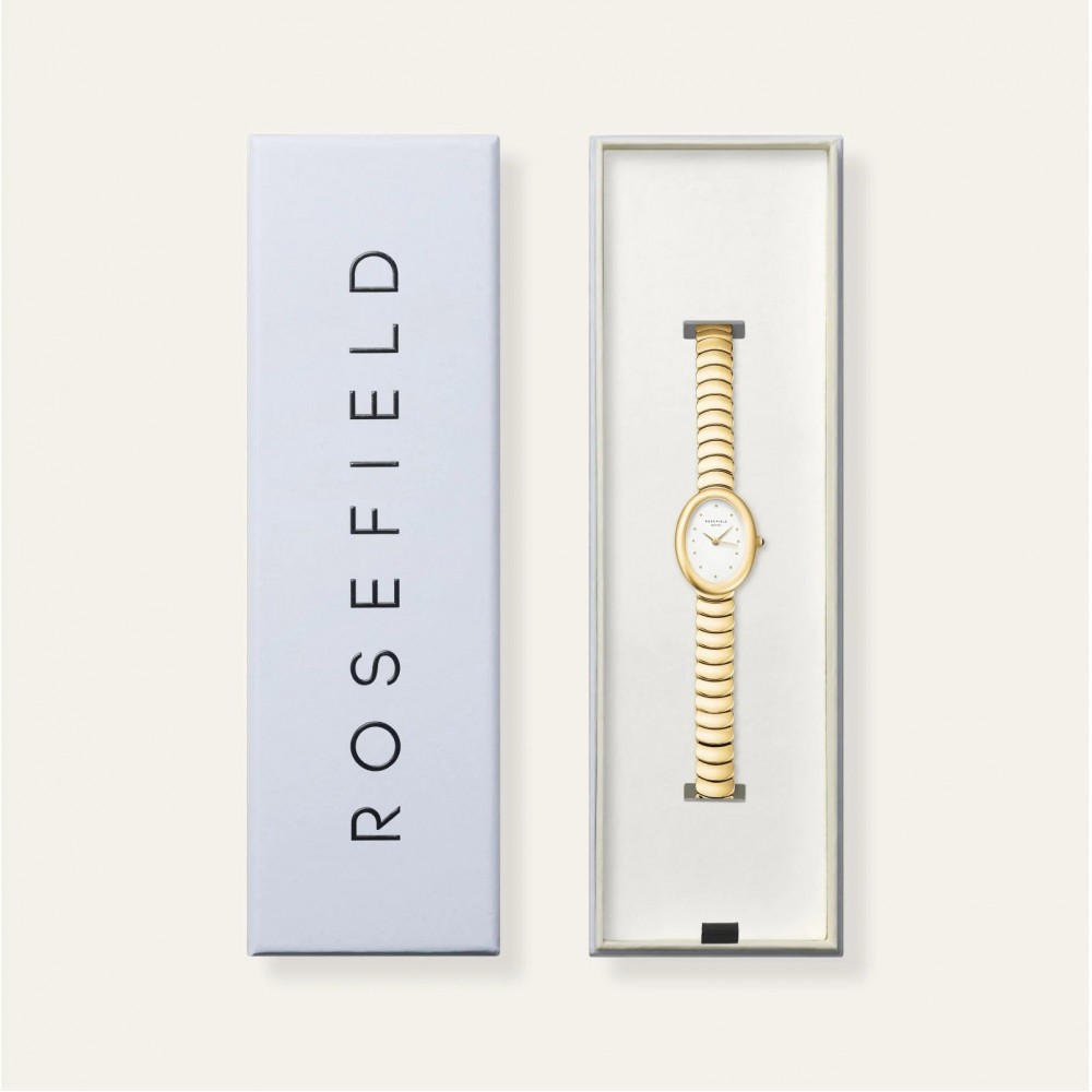 ROSEFIELD Ovale Gold Ρολόι Χρυσό Ατσάλι Μπρασελέ OVWGSG-OV19 ROSEFIELD Ovale Gold Ρολόι Χρυσό Ατσάλι Μπρασελέ OVWGSG-OV19