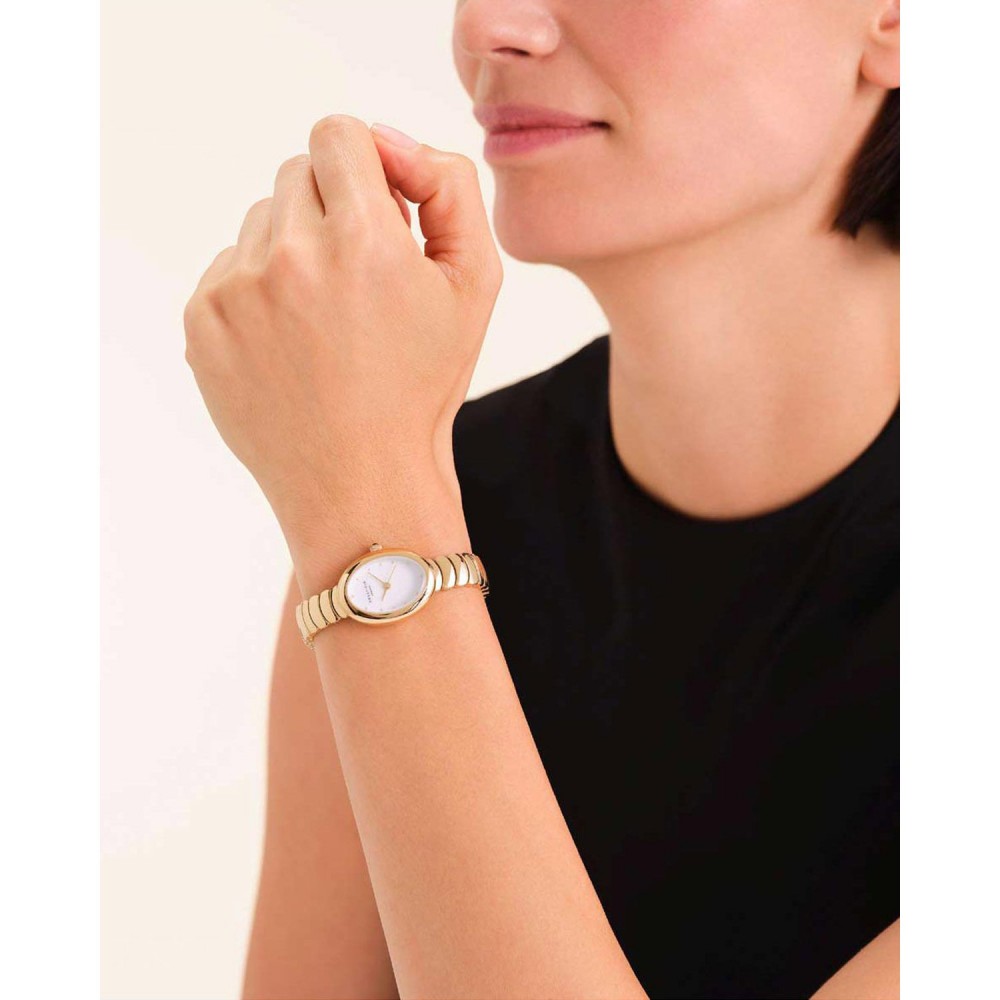 ROSEFIELD Ovale Gold Ρολόι Χρυσό Ατσάλι Μπρασελέ OVWGSG-OV19 ROSEFIELD Ovale Gold Ρολόι Χρυσό Ατσάλι Μπρασελέ OVWGSG-OV19