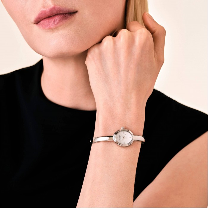 ROSEFIELD Bangle S Silver Ρολόι Χειροπέδα Ασημί Ατσάλι Μπρασελέ STWSSS-ST07