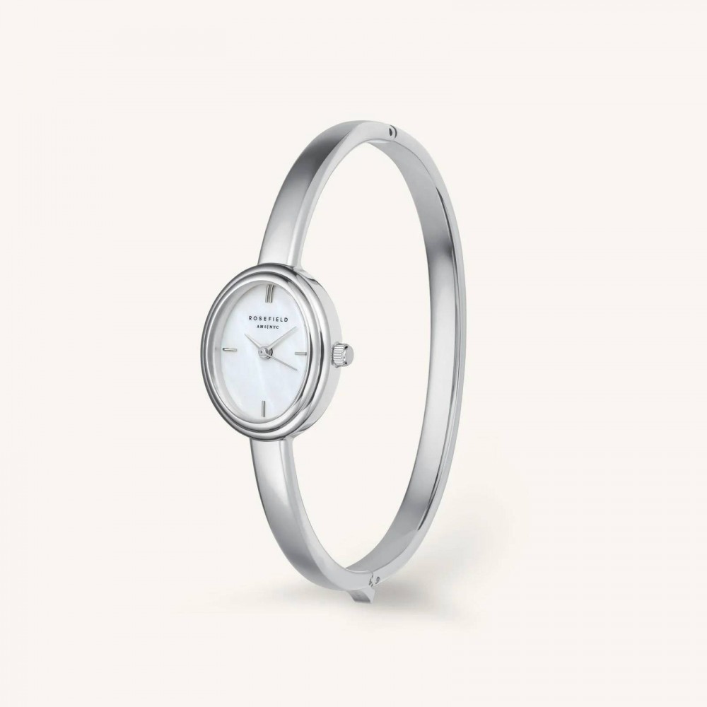 ROSEFIELD Bangle S Silver Ρολόι Χειροπέδα Ασημί Ατσάλι Μπρασελέ STWSSS-ST07
