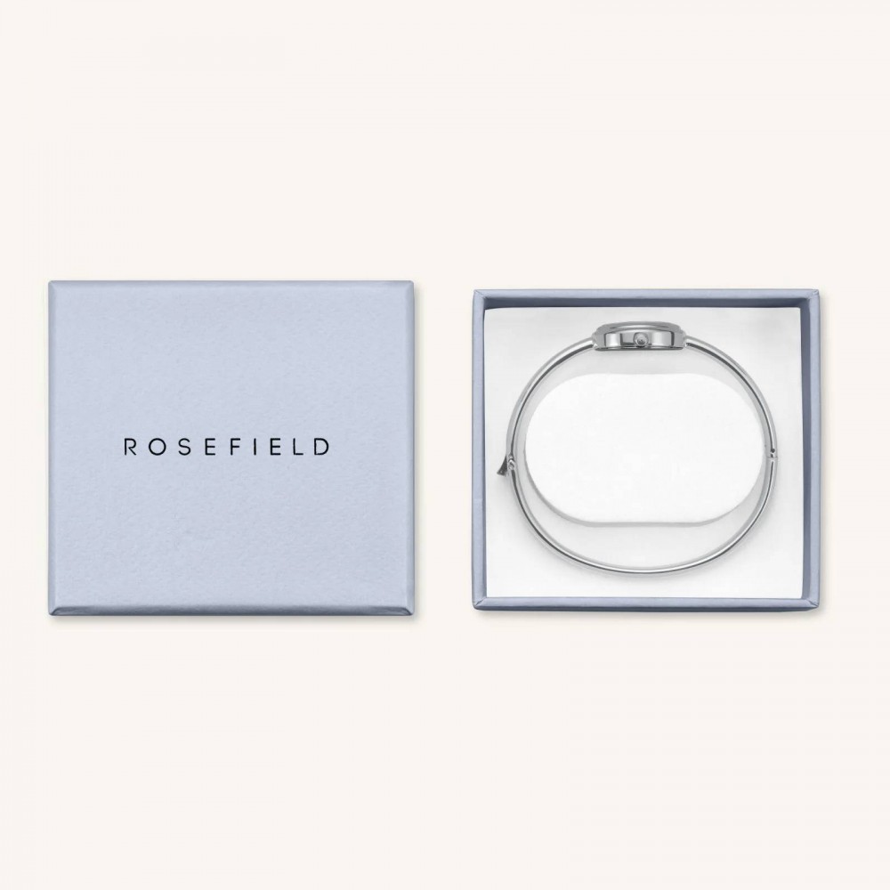 ROSEFIELD Bangle S Silver Ρολόι Χειροπέδα Ασημί Ατσάλι Μπρασελέ STWSSS-ST07