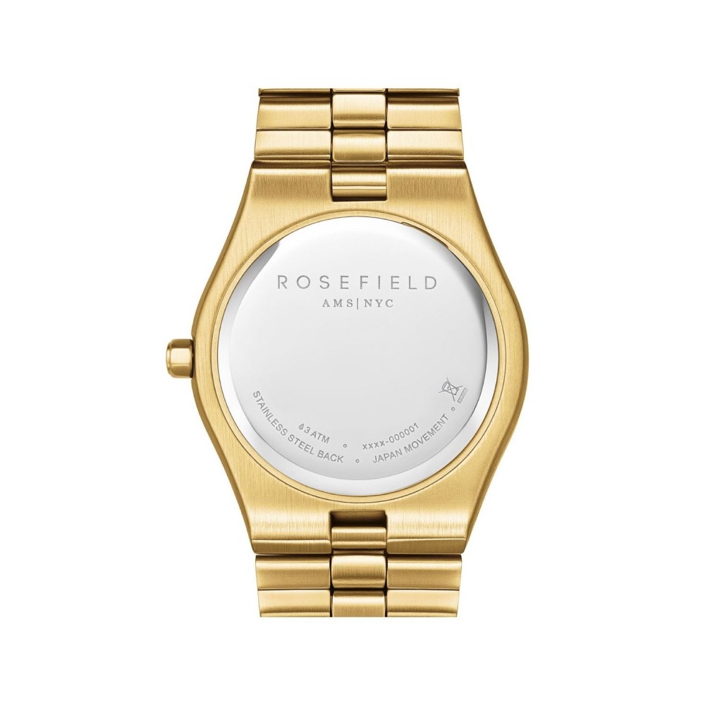 ROSEFIELD Γυναικείο Ρολόι Χρυσό Ατσάλι Μπρασελέ SPCGSG-SP01