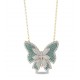 SOGNI Γυναικείο Κολιέ Πεταλούδα Ασήμι 925 με Ζιργκόν CL103GP