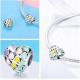 Silver me Multicolor Heart Ασήμι 4020