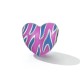 Silver me Charm Heart Purple Blue 925 Ασήμι 4055