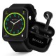 Tikkers Series 13 Παιδικό Smartwatch με Ασύρματα Ακουστικά Gift Set Μαύρο Λουράκι καουτσούκ TKS13-0031-SET Tikkers Series 13 Παιδικό Smartwatch με Ασύρματα Ακουστικά Gift Set Μαύρο Λουράκι καουτσούκ TKS13-0031-SET
