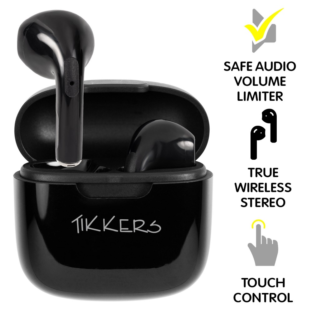 Tikkers Series 13 Παιδικό Smartwatch με Ασύρματα Ακουστικά Gift Set Μαύρο Λουράκι καουτσούκ TKS13-0031-SET Tikkers Series 13 Παιδικό Smartwatch με Ασύρματα Ακουστικά Gift Set Μαύρο Λουράκι καουτσούκ TKS13-0031-SET