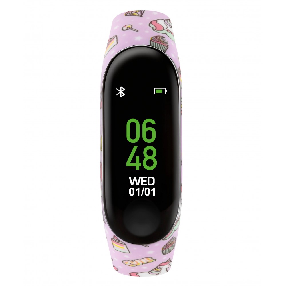 TIKKERS Παιδικό Ρολόι Smartwatch μωβ Λουράκι καουτσούκ TKS01-0004